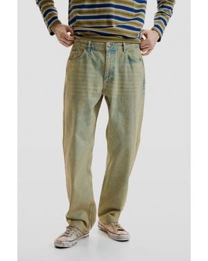 Desigual Dyed Denim Jeans - Green