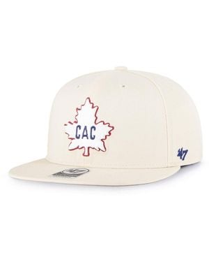 '47 Montreal Canadiens No Shot Vintage Captain Snapback Hat - Natural