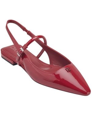 DKNY Cairo Slingback Flats - Red