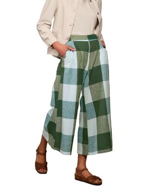 Celtic & Co. Wide Leg Ankle Grazer Culottes - Green