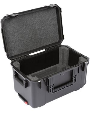 SkyB Iseries 4ru Injection Molded Fly Rack Waterproof Wheeled Case - Black