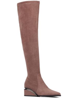 TORGEIS Madaline Thigh High Boots - Brown