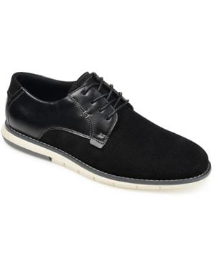 Vance Co. Murray Casual Derby Shoes - Black
