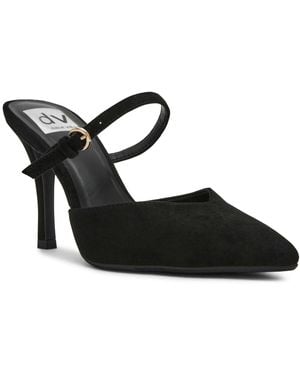 Dolce Vita Geanie Woven Two-piece Pointed Toe Heeled Pumps - Black