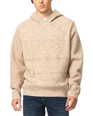Buffalo David Bitton Waolo Hooded Fleece Hoodie - Natural