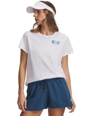 Under Armour Pickleball Crewneck Short-sleeve T-shirt - White