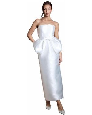 Coast Bow Detail Wedding Dress - Blue