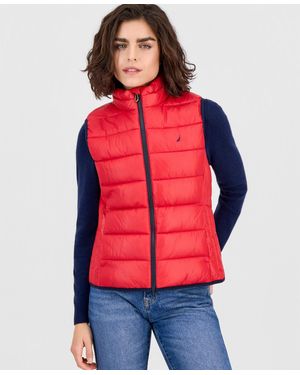 Nautica Nautica Padded Puffer Vest - Red