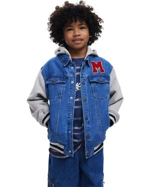 Desigual Boys's Mickey Mouse Hoodie Jacket - Blue