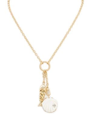 Patricia Nash Gold-tone Plated Removable Charm Necklace - Metallic