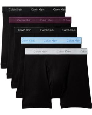 Calvin Klein 5-pack Cotton Classic Boxer Briefs Underwear - Black