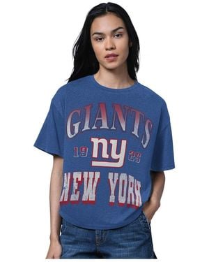 Starter New York Giants Oversized Hall Of Fame T-shirt - Blue
