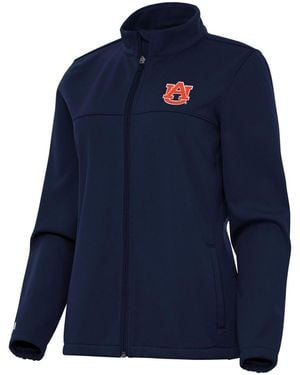 Antigua Auburn Tigers Links 2 Golf Full-zip Jacket - Blue
