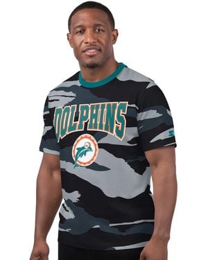 Starter Camo/gray Miami Dolphins Thursday Night Gridiron Classics Logo T-shirt