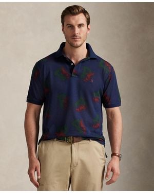 Polo Ralph Lauren Big & Tall P-wing Mesh Polo Shirt - Blue