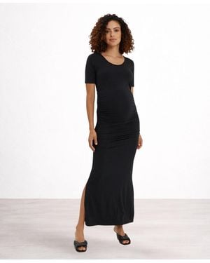 Nom Maternity Hugo Maxi Dress - Black