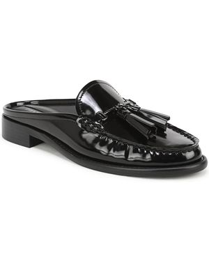 Franco Sarto Callen Almond Toe Mules - Black