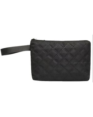 Batfox Three-dimensional Diamond Patterned Small Square Tote - Black