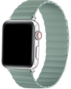 The Posh Tech Magnetic Silicone Band For Apple Watch - Green