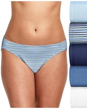Hanes 5-pk. Ultimate Comfortsoft Bikini Underwear 42w5cs - Blue