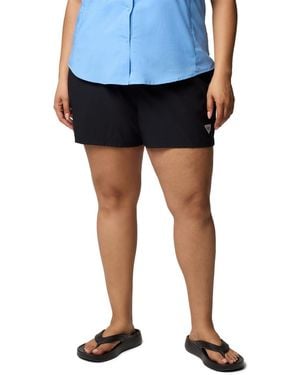 Columbia Plus Size rugged Water Comfort Stretch Shorts - Blue