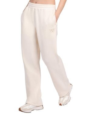 Starter Washington Commanders Pastel High Waisted Travel Fleece Pants - White