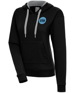 Antigua Utah Hockey Club Victory Pullover Hoodie - Black