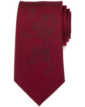 Game Of Thrones Lannister Lion Tie - Red