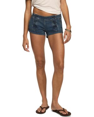 Lucky Brand Micro Mini Shorts - Blue