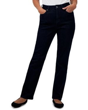 Style & Co. Petite High-rise Straight-leg Jeans - Blue