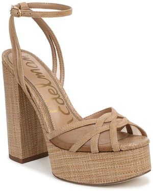 Sam Edelman Sandy Strappy Dress Sandals - Natural