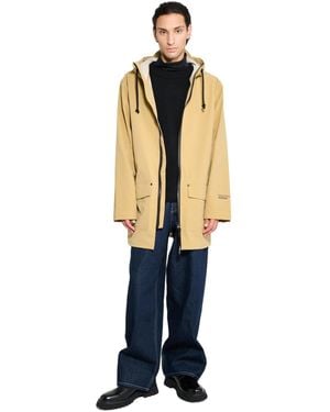 Stutterheim Stockholm Patch Raincoat - Blue