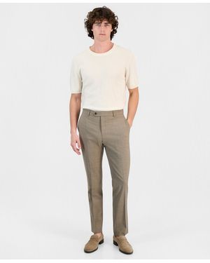Tommy Hilfiger Modern-fit Wool Th-flex Stretch Suit Separates Pant - Natural