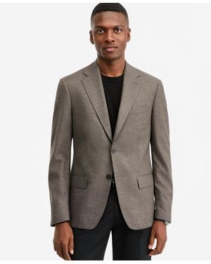 Calvin Klein Slim-fit Textured Sport Coat - Brown