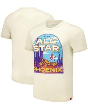 Sportiqe And 2024 Wnba All-star Game Super Soft Comfy Tri-blend T-shirt - White