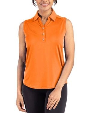 Cutter & Buck Forge Eco Stretch Recycled Sleeveless Polo - Orange