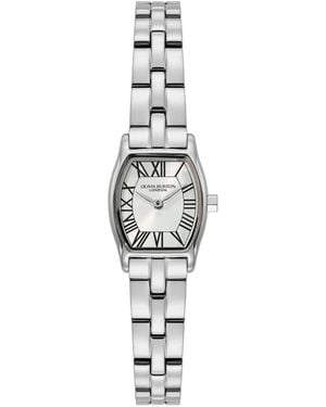 Olivia Burton Cambridge -tone Stainless Steel Bracelet Watch 17.7mm - White