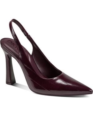 DKNY Caytina Slingback Pumps - Purple