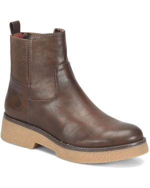 b.ø.c. Jayla Zipper Booties - Brown