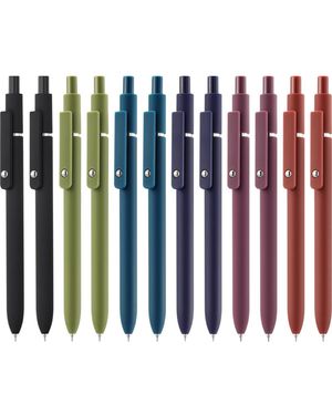 Gnuadz Cute Retractable Gel Pens 0.5mm Quick Dry Smooth Writing - White