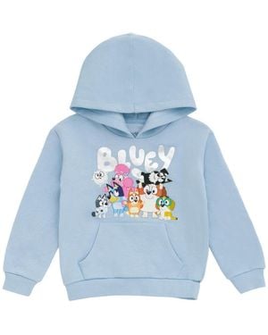 Bluey Toddler Girls Fleece Hoodie - Blue