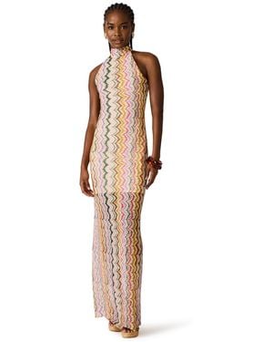 Steve Madden Layra Halter-neck Bodycon Dress - White