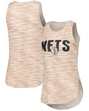 Concepts Sport Brooklyn Nets Sunray Tank Top - Natural