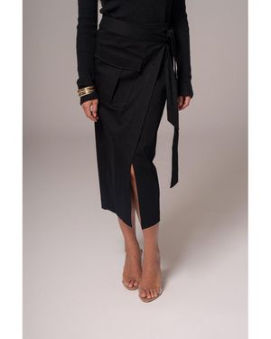 JLUXLABEL City Life Cargo Skirt - Black