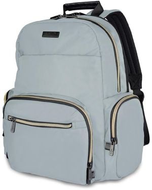 Kenneth Cole Sophie Silky Nylon 15" Laptop & Tablet Anti-theft Rfid Backpack - Blue