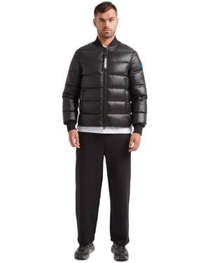Jacket Vortex Long Sleeve Bomber Jacket - Gray
