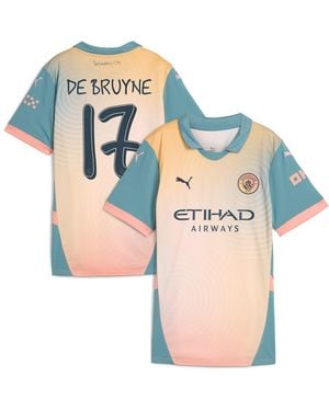 PUMA Kevin De Bruyne Manchester City 2024/25 Fourth Replica Player Jersey - Blue