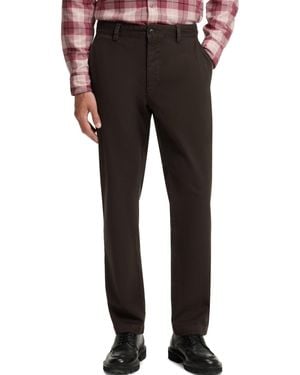 BOSS Boss By Slim-fit Stretch Straight-leg Cotton-blend Chino Pants - Black