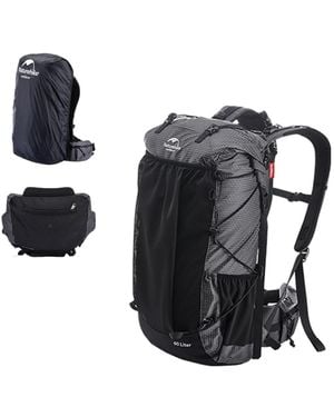 Naturehike 40l+5l Hiking Backpack – Waterproof - Black