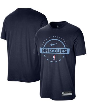 Nike Memphis Grizzlies 2025/26 On-court Flare Performance Practice T-shirt - Blue